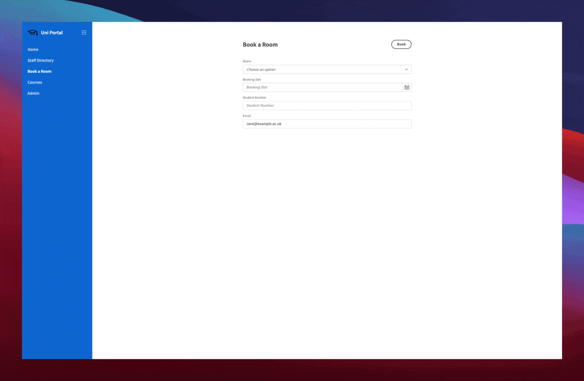Open-Source University Portal | Budibase | Low-Code Platform