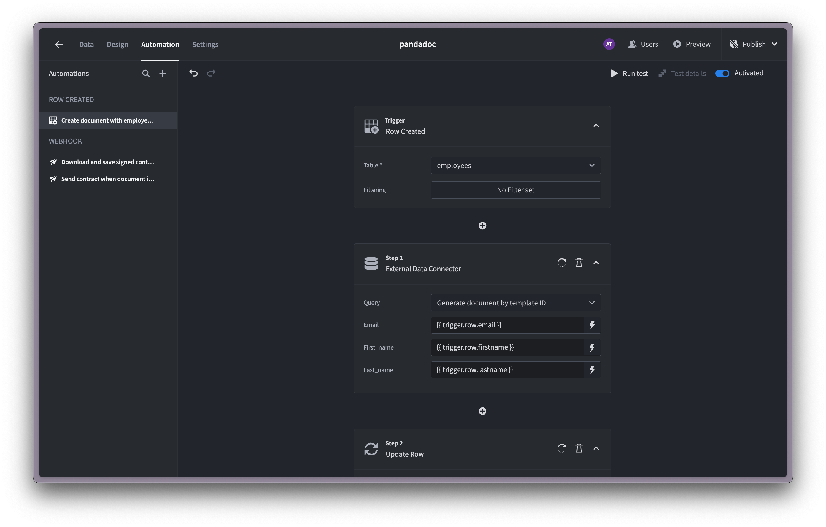 Automation get doc