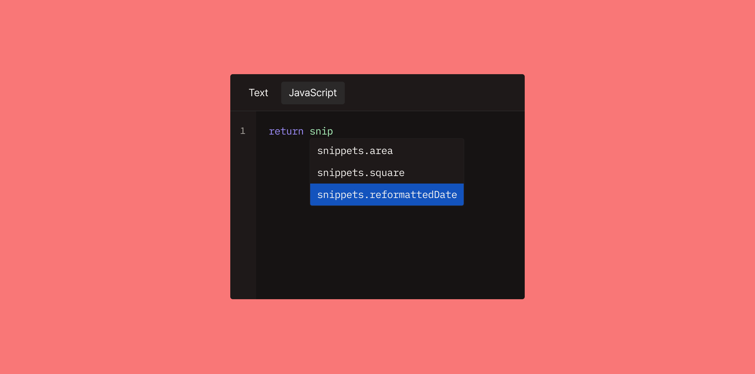 ApplySnippet